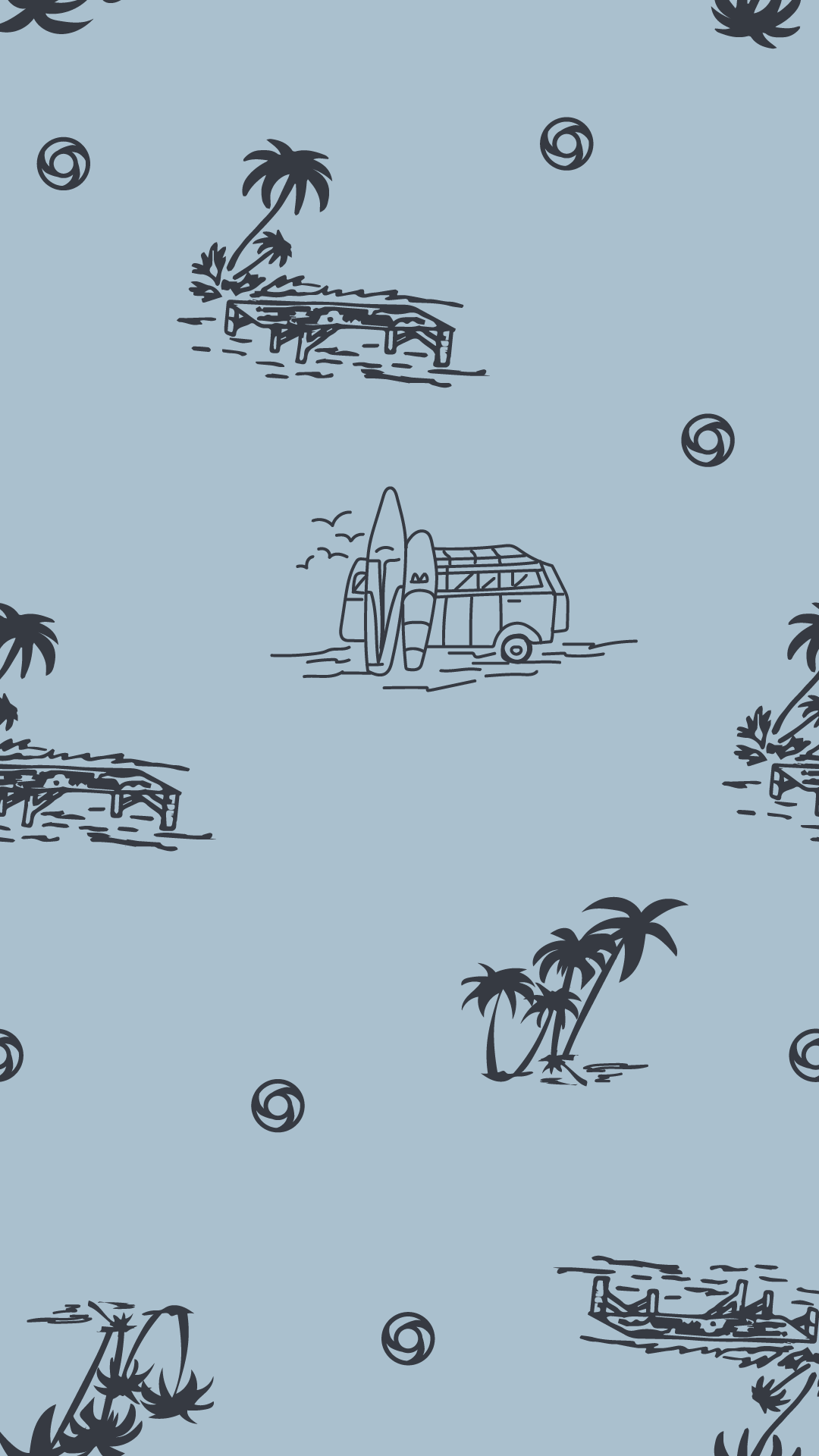 Pantalón Hombre Isla de Surf Azul TP