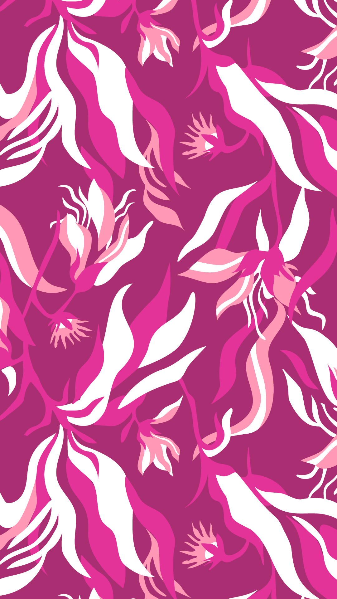 Pantalón Mujer Florales Africanas Fucsia CH
