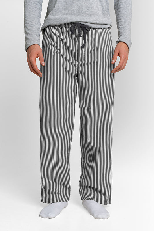 Pantalón Hombre Rayas negro blanco TP
