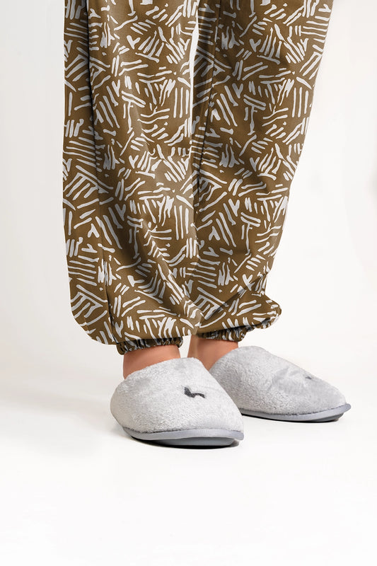 Pantalón Mujer Rayones Café CH