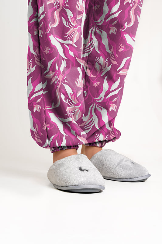 Pantalón Mujer Florales Africanas Fucsia CH