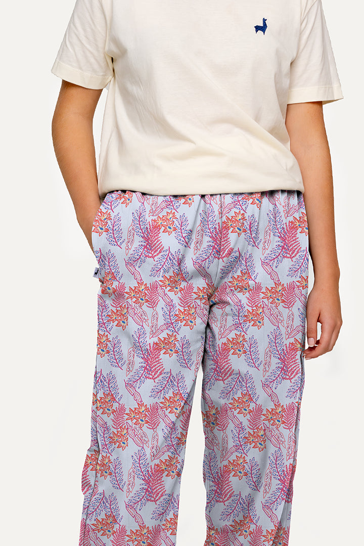 Pantalón Mujer Tropical Azul SA