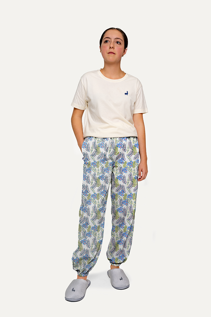 Pantalón Mujer Tropical Blanco SA