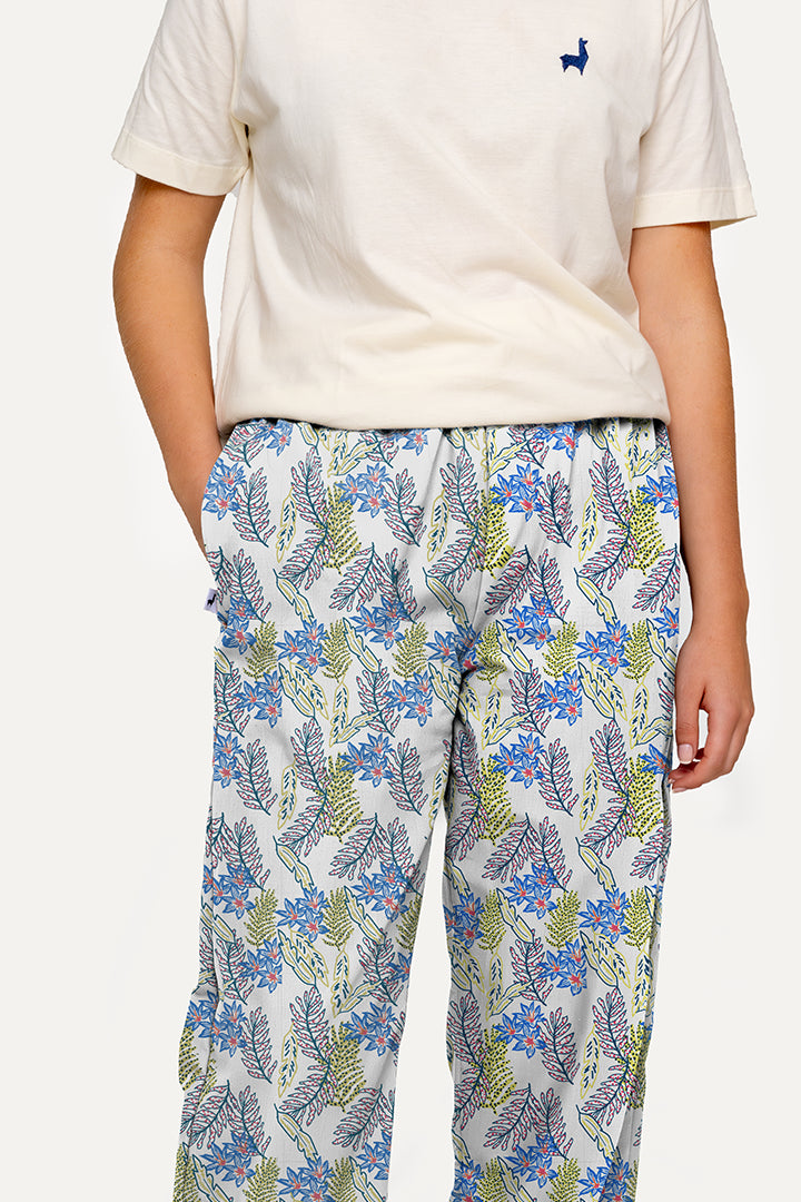 Pantalón Mujer Tropical Blanco SA