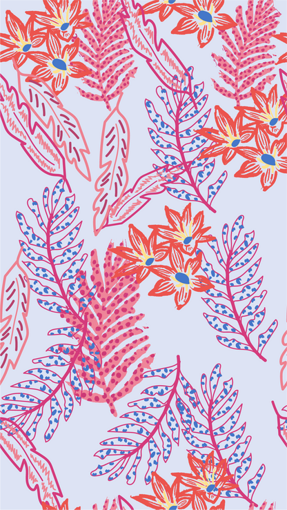 Pantalón Mujer Tropical Azul SA