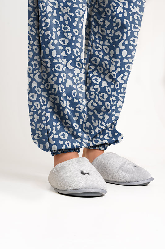 Pantalón Mujer Manchas Azul Blanco CH