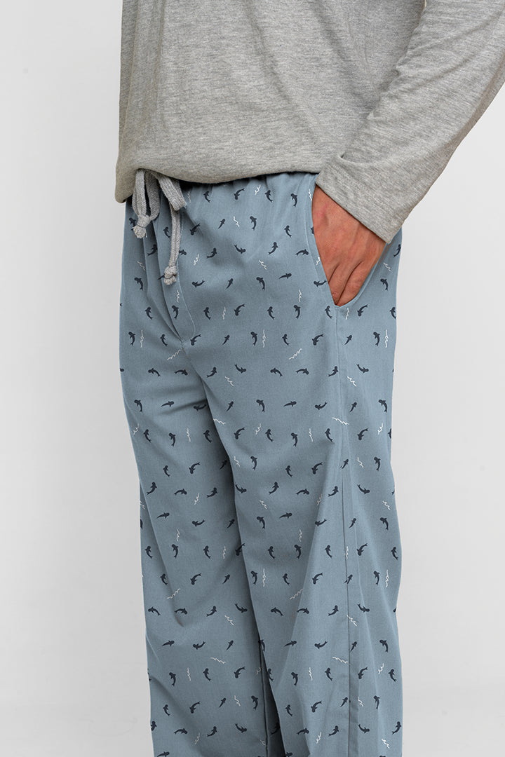 Pantalón Hombre Tiburones gris PD